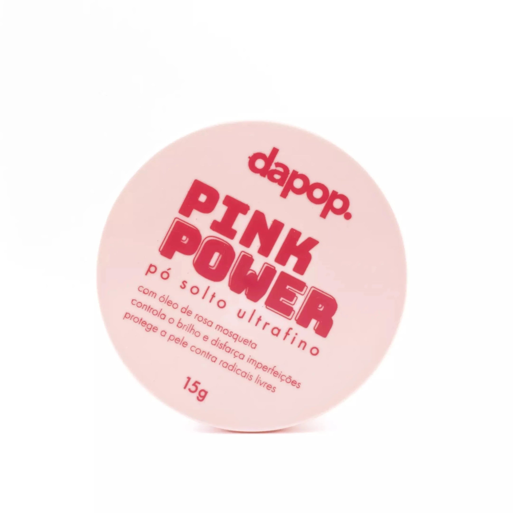 Pó Solto Ultrafino Pink Power Rosa Mosqueta - Dapop