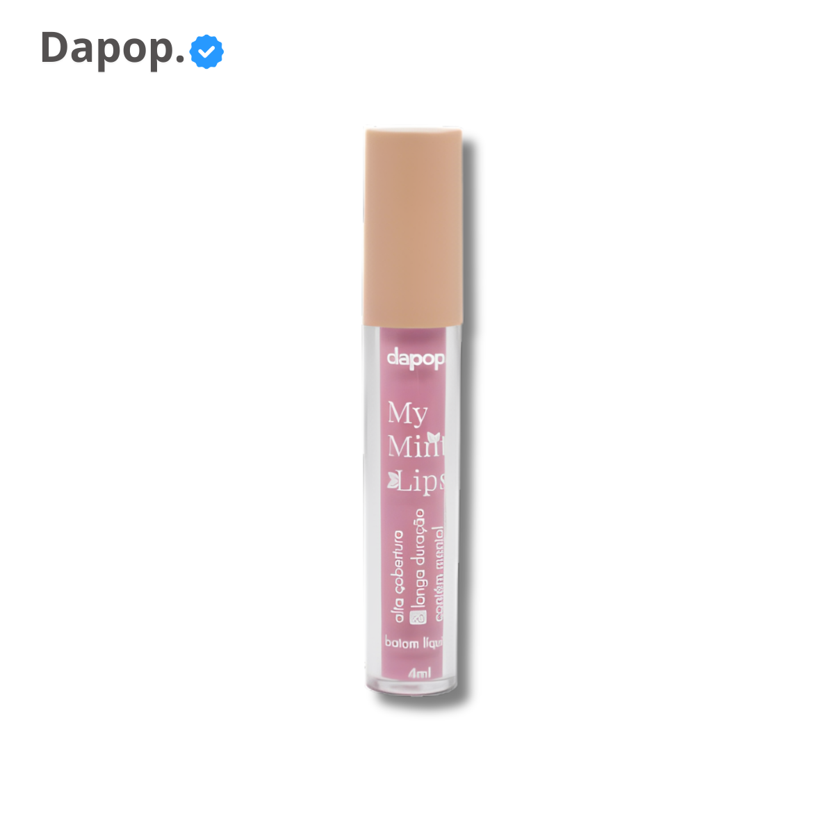 Batom Liquido My Mint Lips Alta Cobertura & Loga Duração