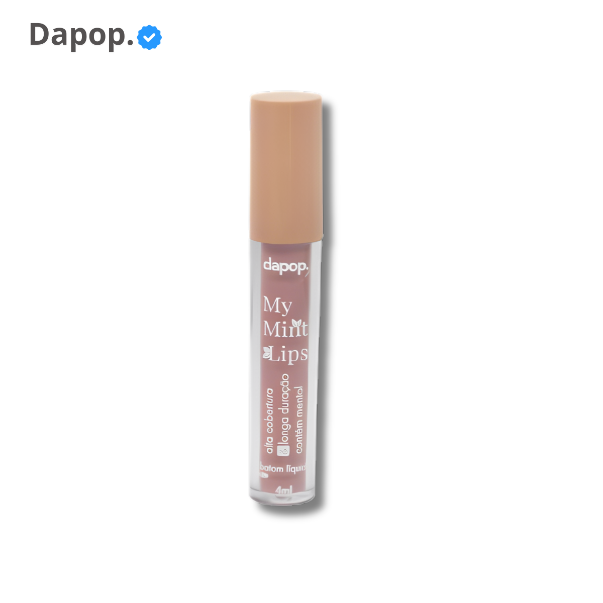 Batom Liquido My Mint Lips Alta Cobertura & Loga Duração