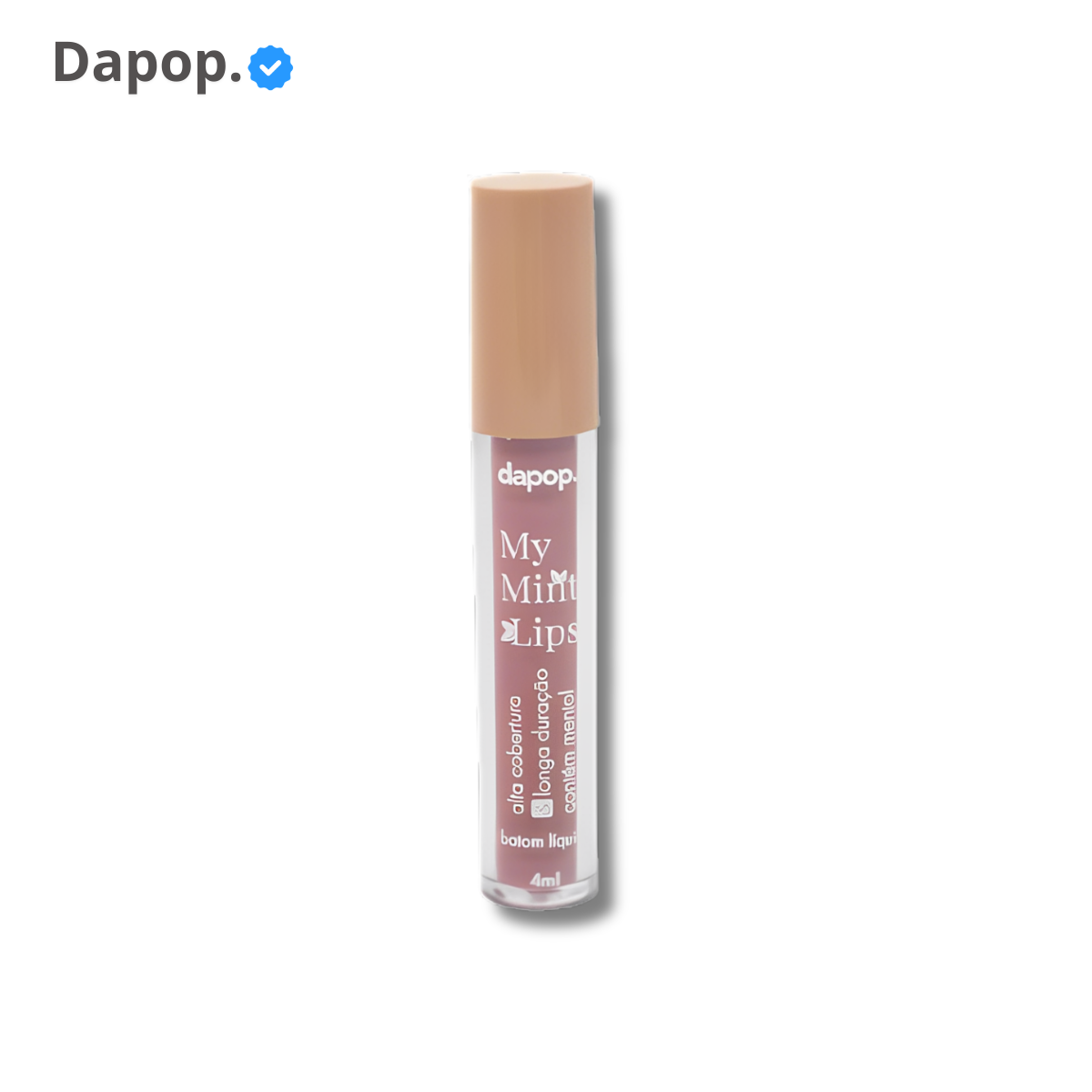 Batom Liquido My Mint Lips Alta Cobertura & Loga Duração