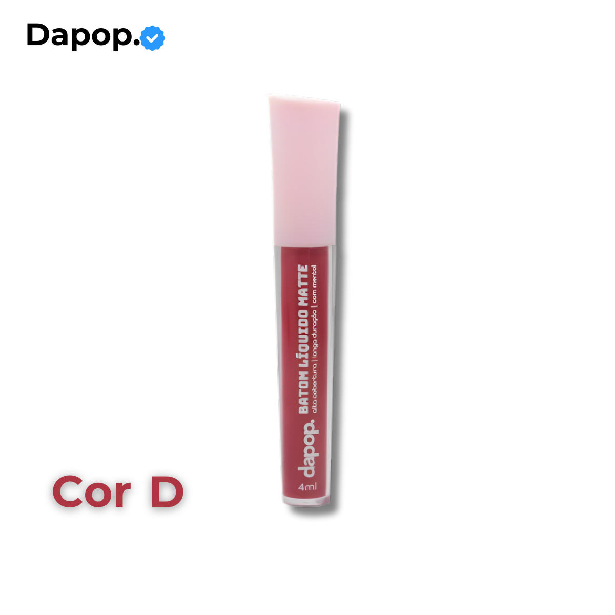 Batom Liquido Matte Vermelho Poderoso