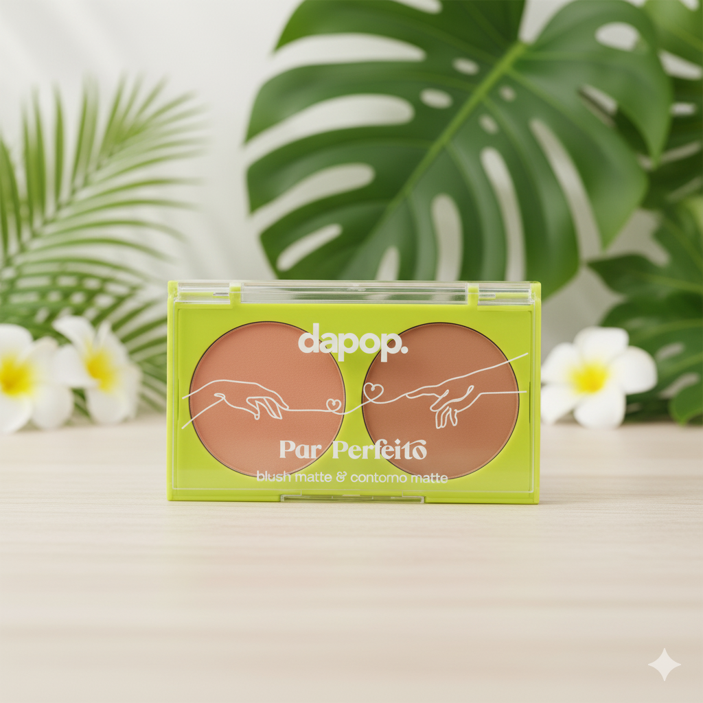 Duo Blush & Contorno Matte Par Perfeito