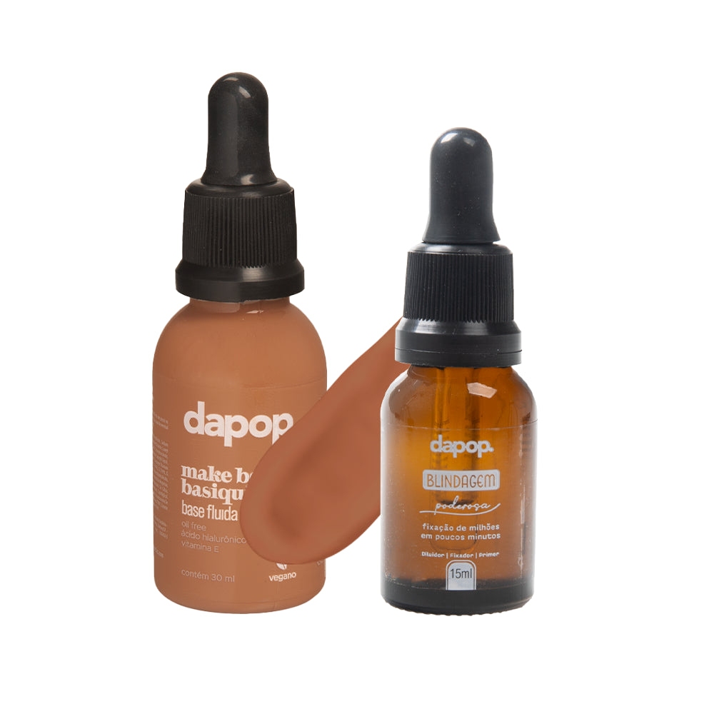 Kit Blindagem + Base Fluída Bem Basiquinha