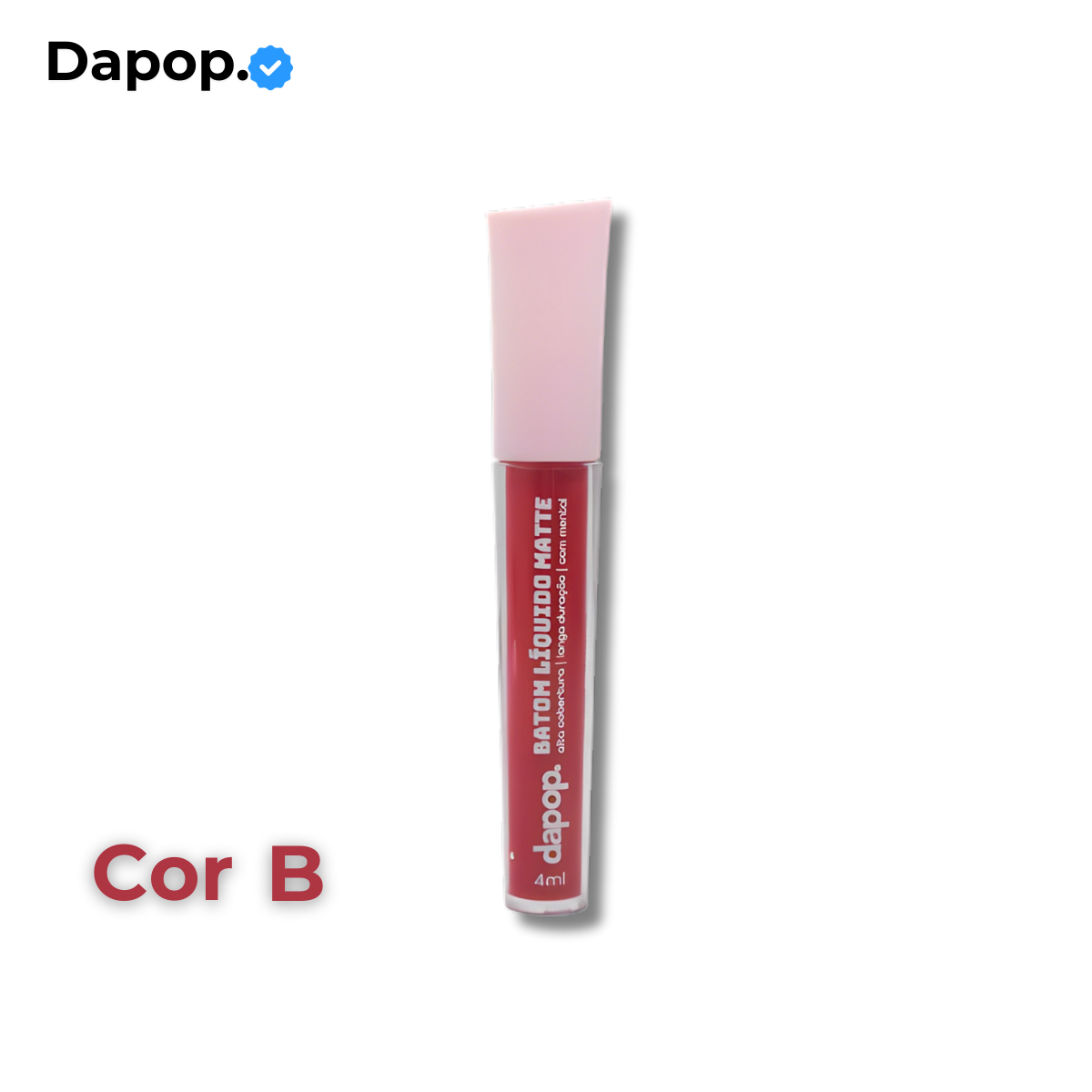 Batom Liquido Matte Vermelho Poderoso