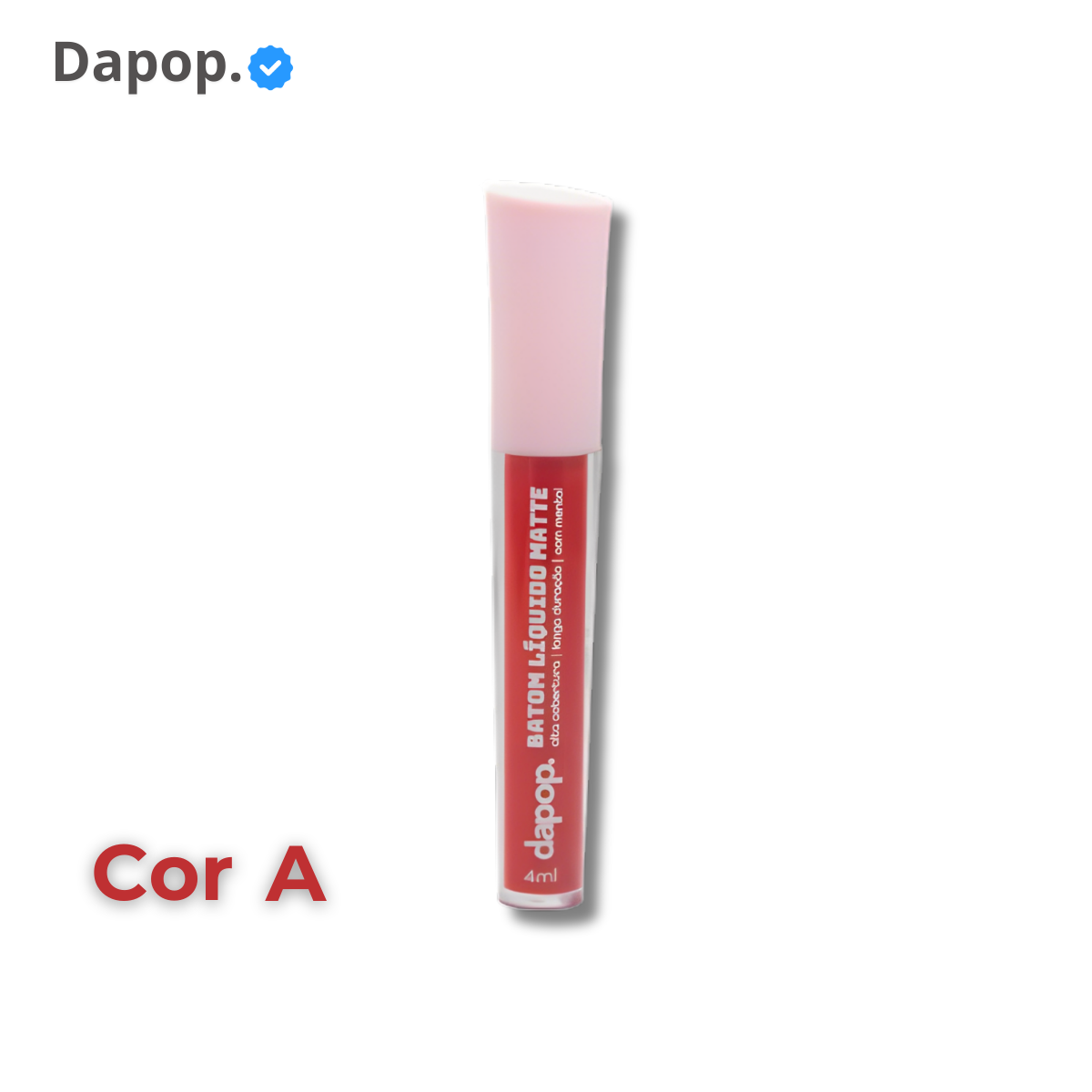 Batom Liquido Matte Vermelho Poderoso