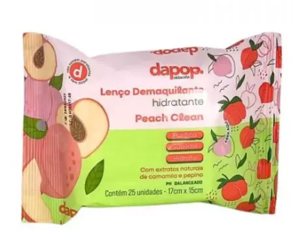 Lenço Demaquilante Peach Clean
