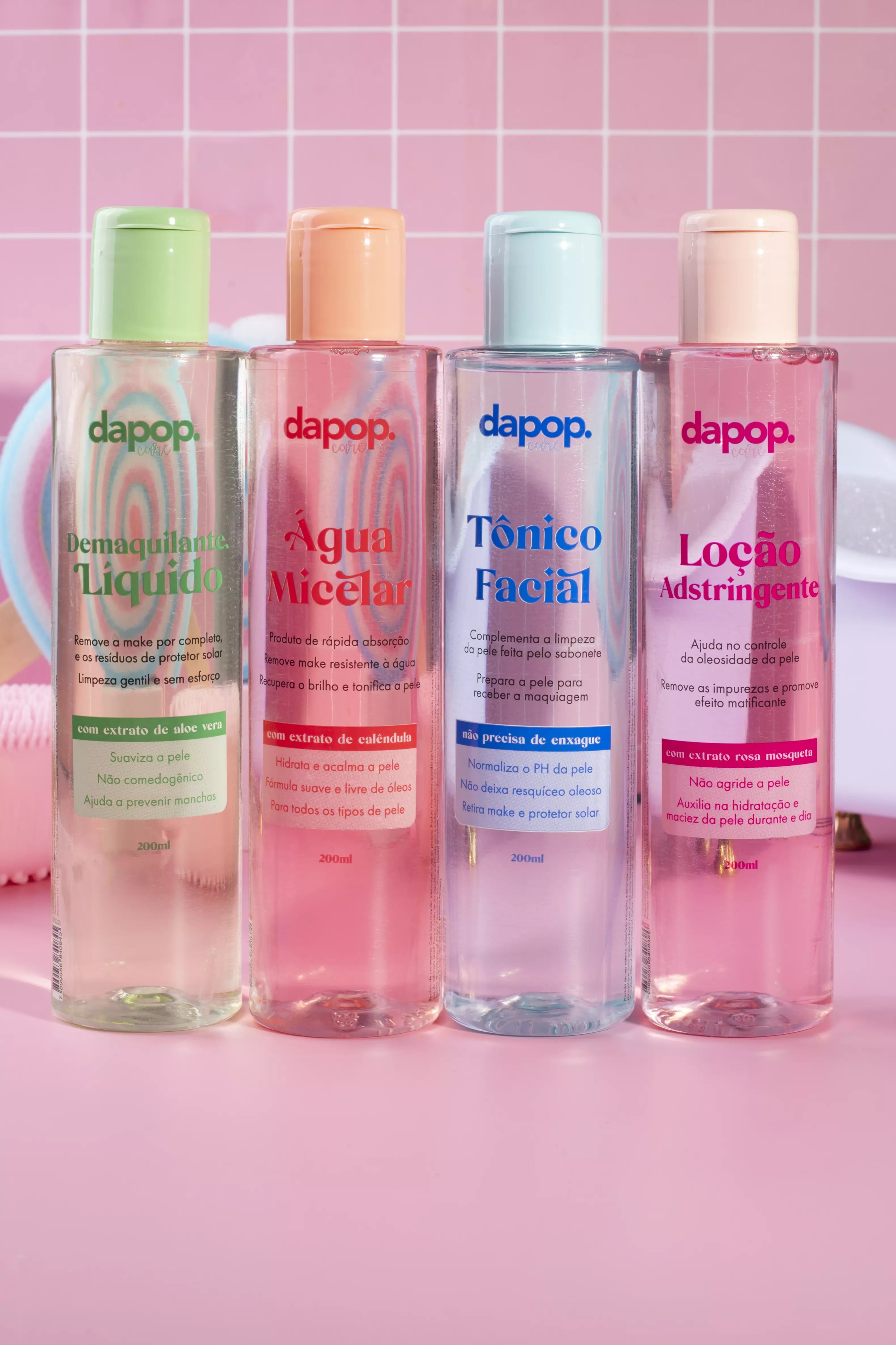 Água Micelar Com Rosa Mosqueta - Dapop