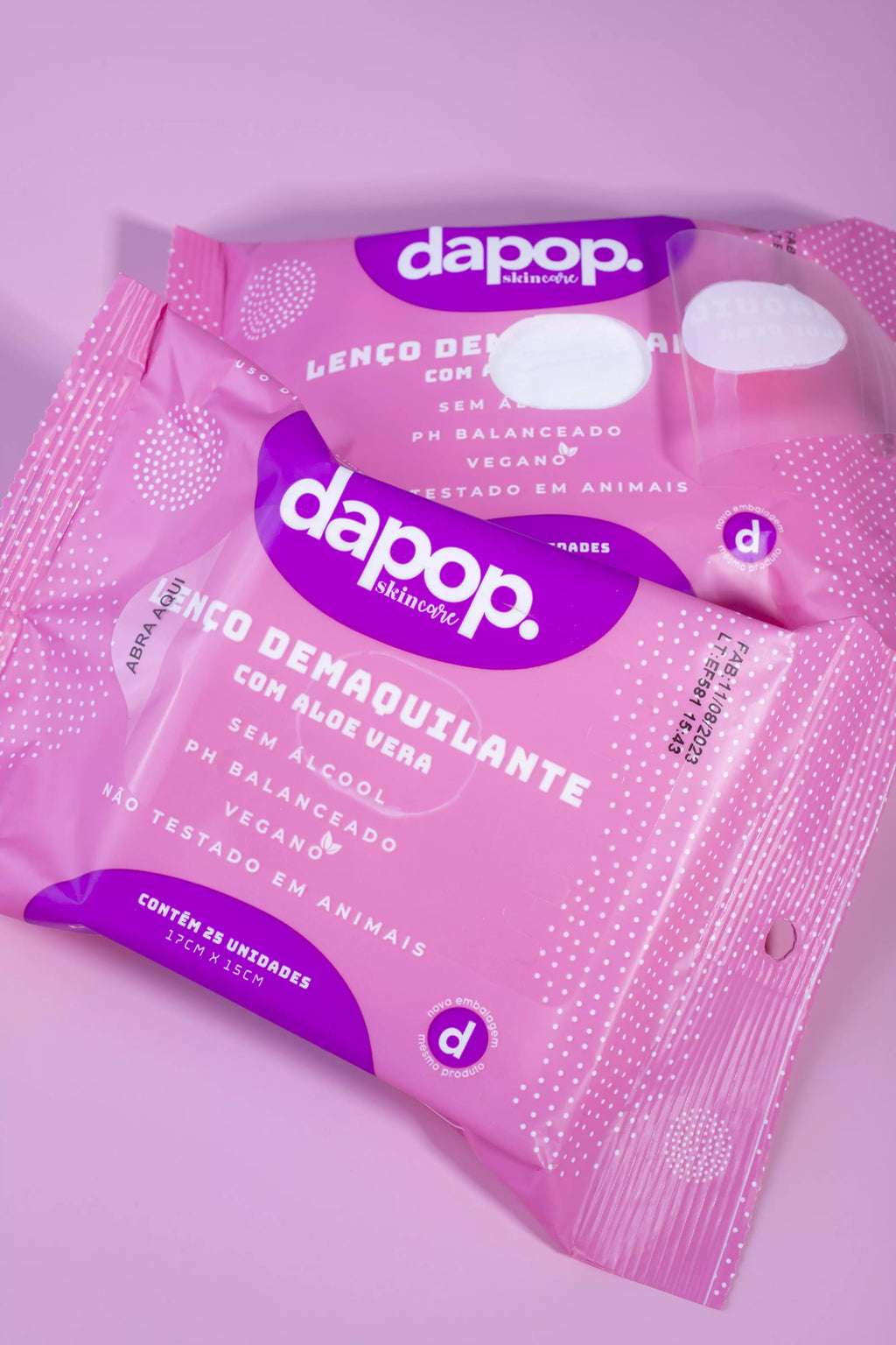 Lenço Demaquilante Com Aloe Vera