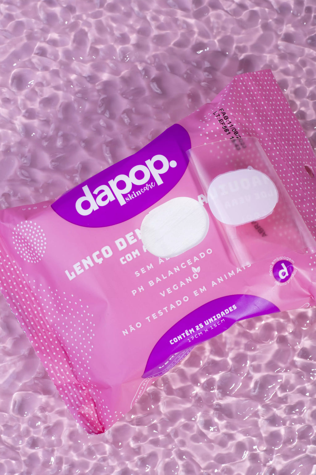 Lenço Demaquilante Com Aloe Vera