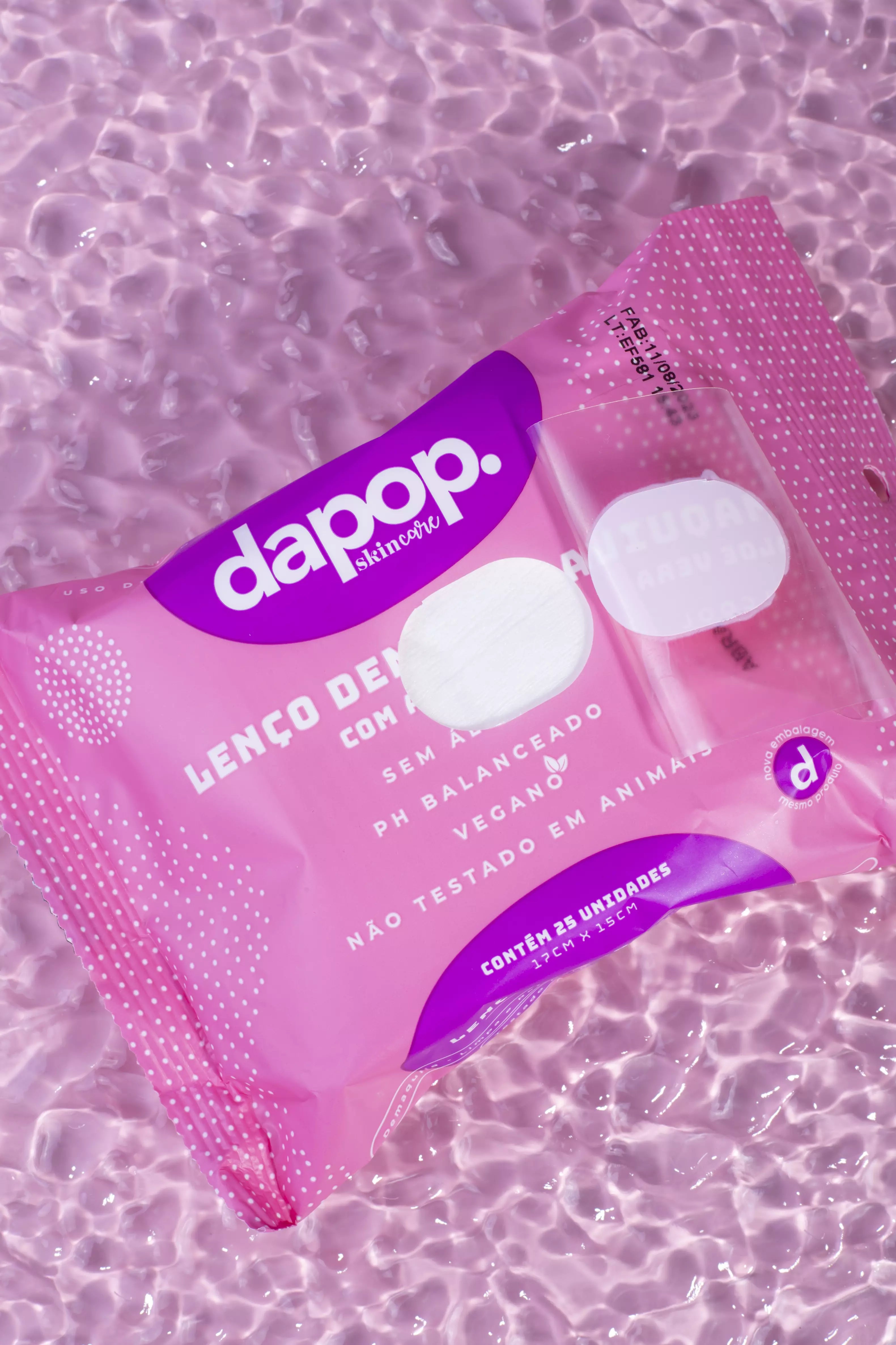 Lenço Demaquilante Com Aloe Vera