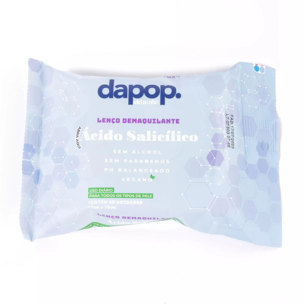 Lenço Demaquilante Com Ácido Salicílico