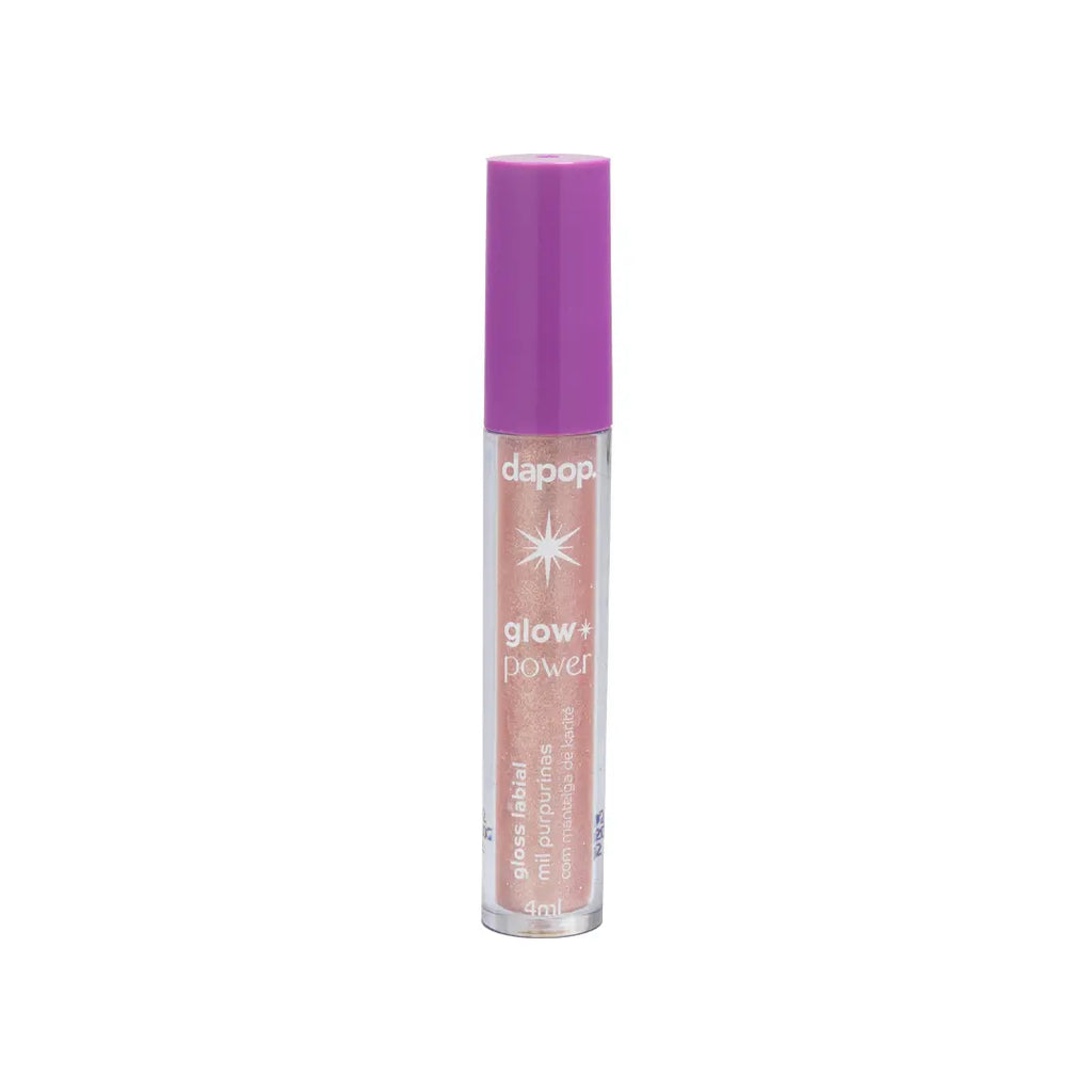 Gloss Lábial Glow Power Mil Purpurinas Com Manteiga de Karité