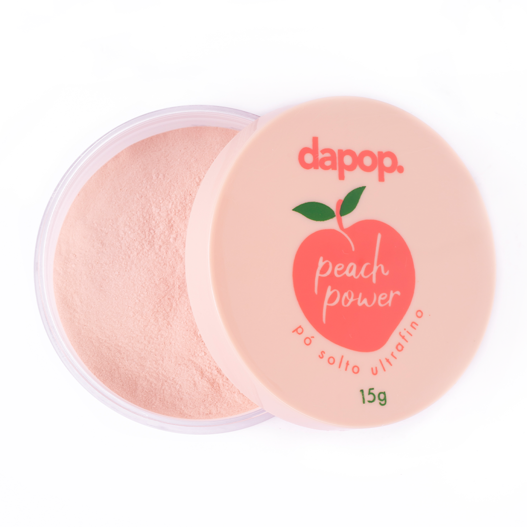 Pó Solto Ultrafino Peach Power Pêssego - Dapop