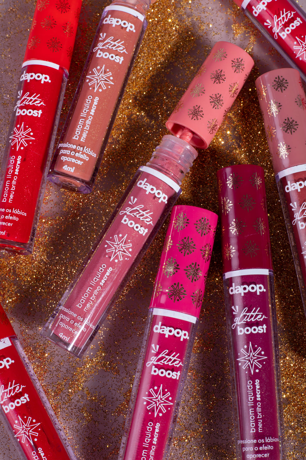 Batom Líquido Glitter Boost