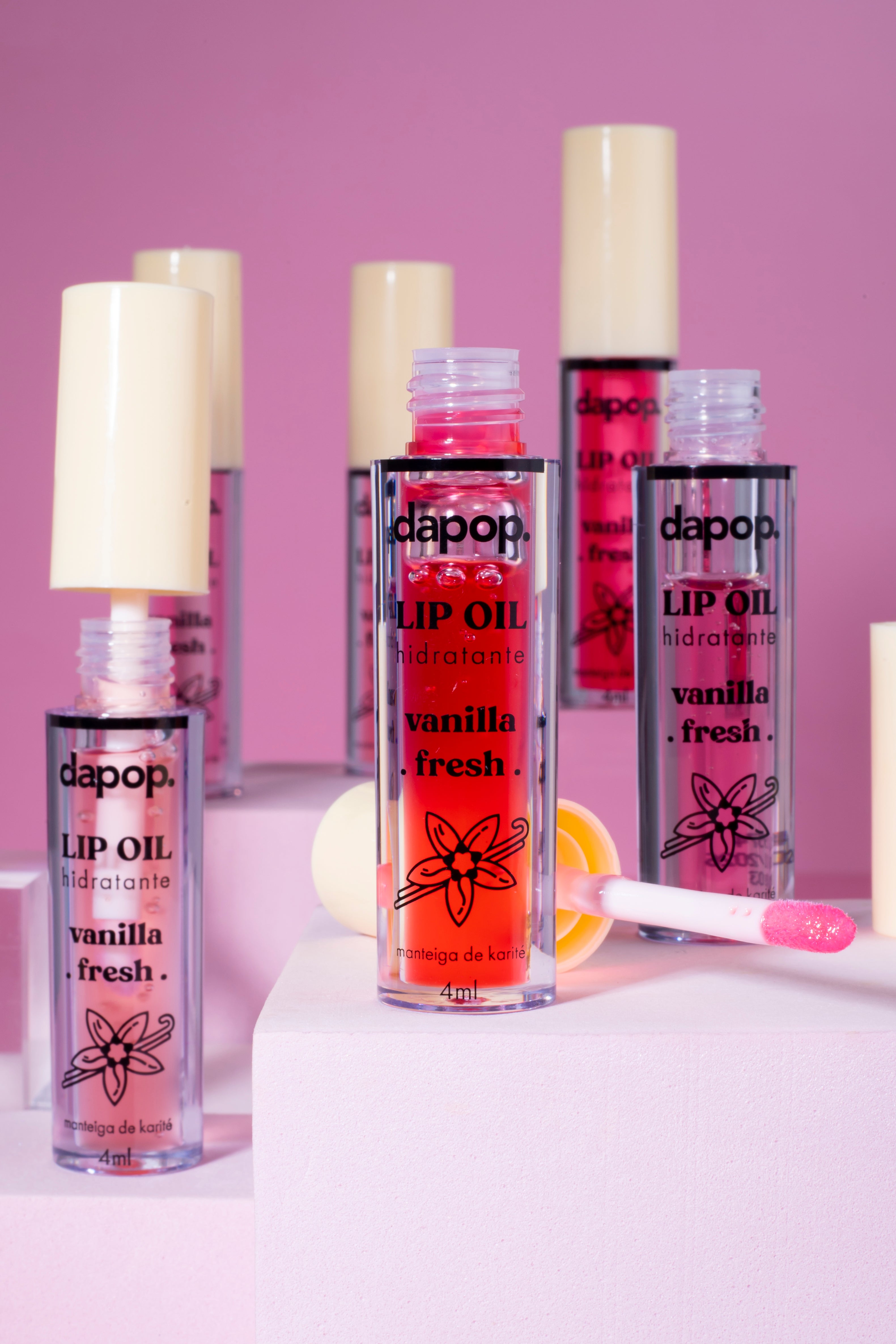 Lip Oil Hidratande Vanilla Fresh Cor 3 - Dapop