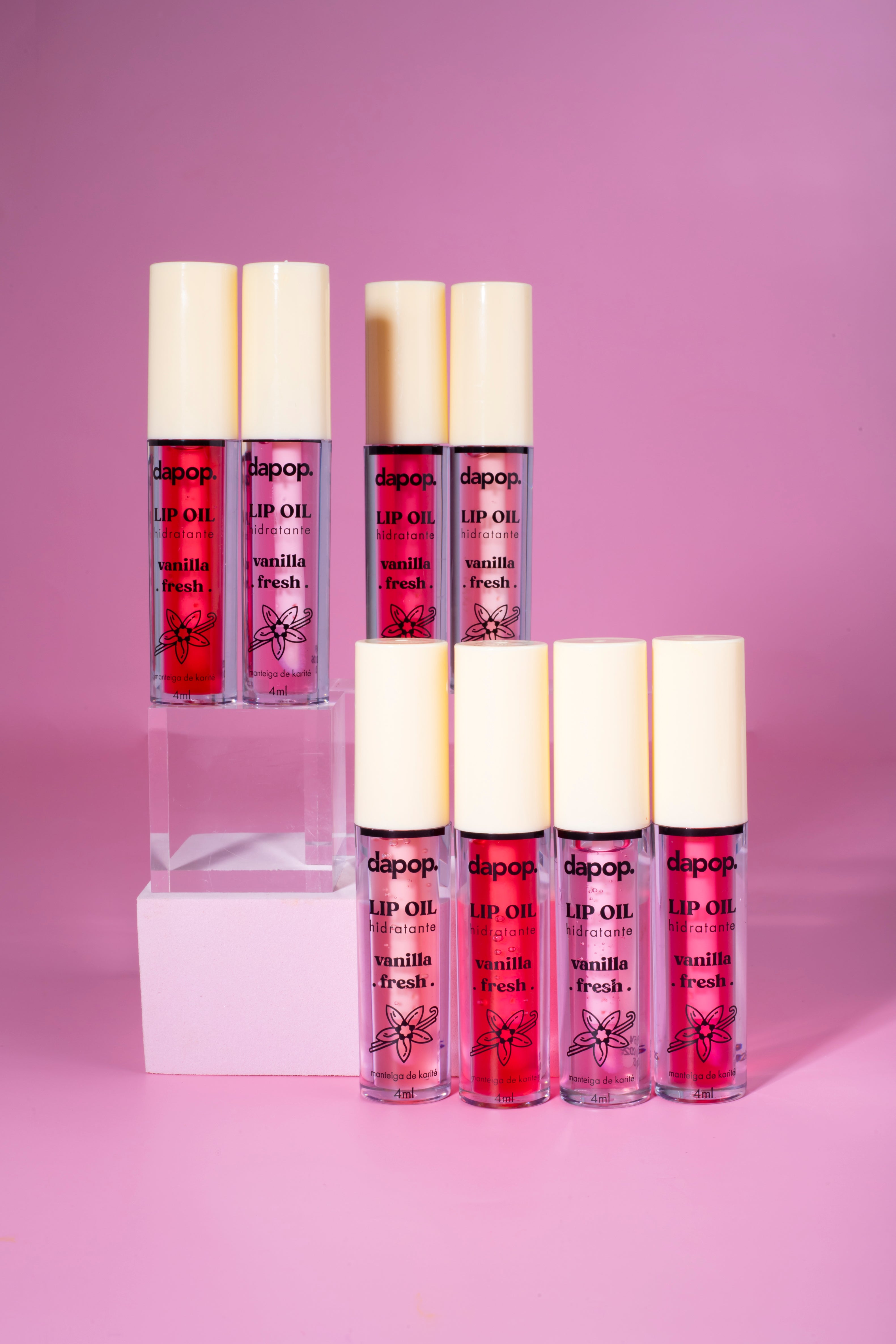 Lip Oil Hidratande Vanilla Fresh Cor 2 - Dapop