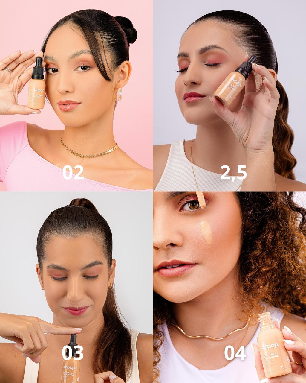 Kit Blindagem + Base Fluída Bem Basiquinha