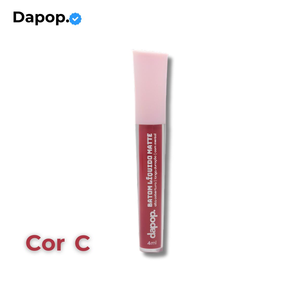 Batom Liquido Matte Vermelho Poderoso