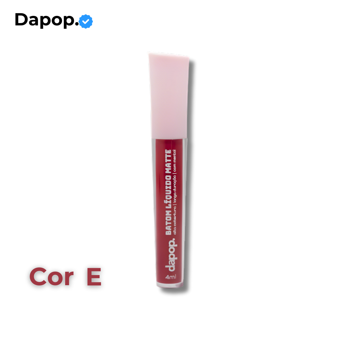 Batom Liquido Matte Vermelho Poderoso